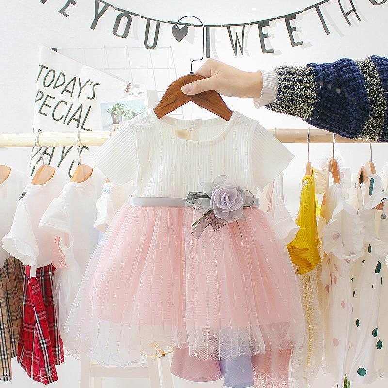 Robes Tutu en Coton pour Bébé Fille, Tenues d'Été Décontractées Modernes, Robes de Princesse pour Enfant