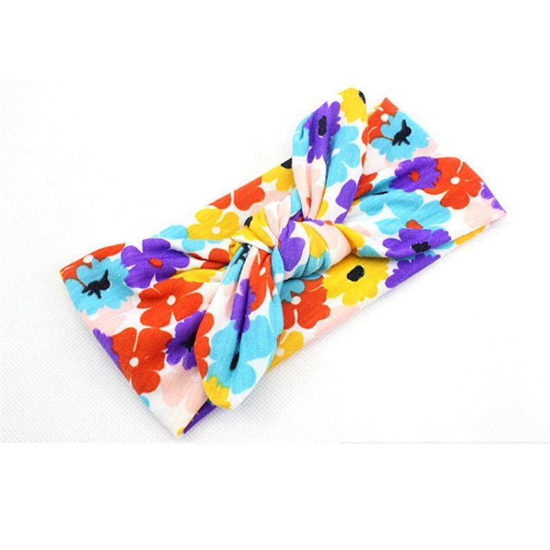 Bandeau élastique de luxe coloré pour nouveau-né et tout-petit, nœud papillon pour bébés filles
