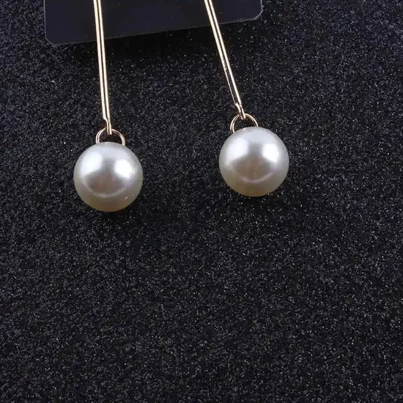 JIOFREE Fête de mariage à la mode Cadeau Élégantes boucles d'oreilles clips en fausses perles sans piercing sans trou d'oreille Bijoux clips