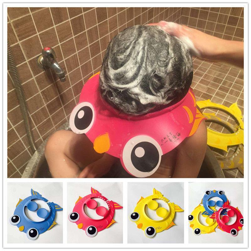 Nouveautés Bébés Enfants Enfants Sûr Shampooing Bain Baignoire Douche Chapeau Laver Cheveux Bouclier Pour Enfants