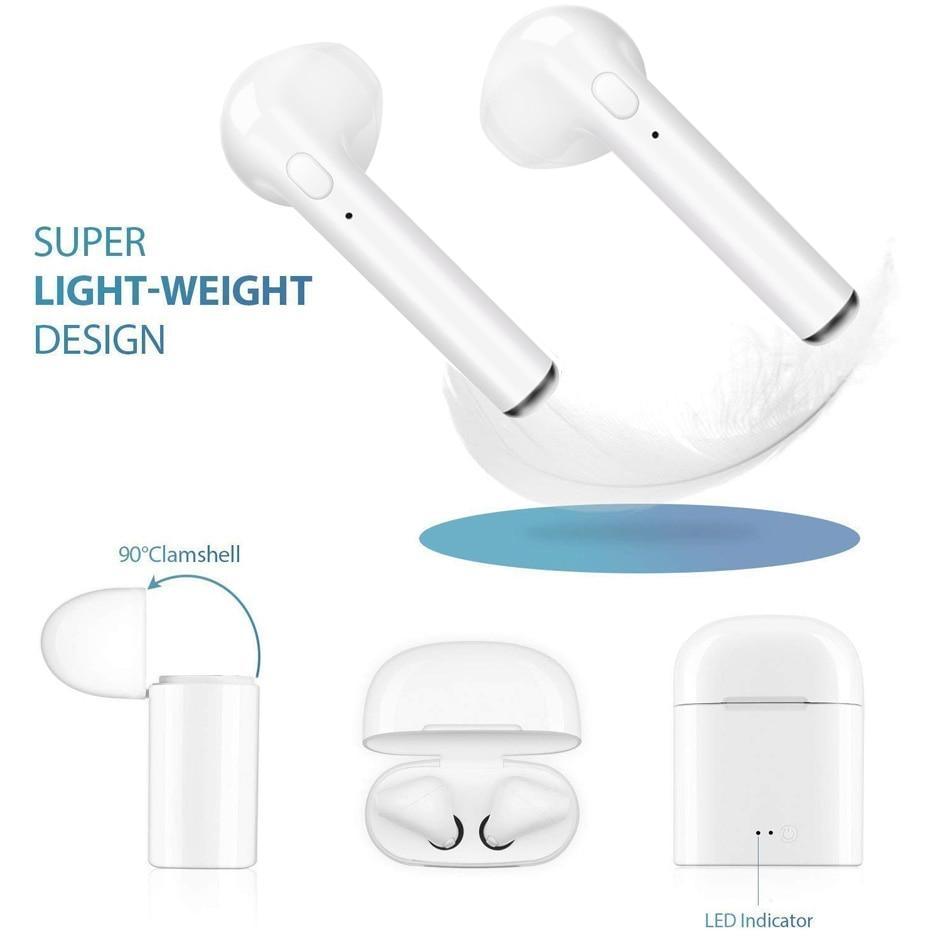 Écouteurs sans fil modernes de luxe STEVVEX Bluetooth 5.0 intra-auriculaires stéréo, oreillettes de sport, casque mains libres, appel binaural pour téléphones portables
