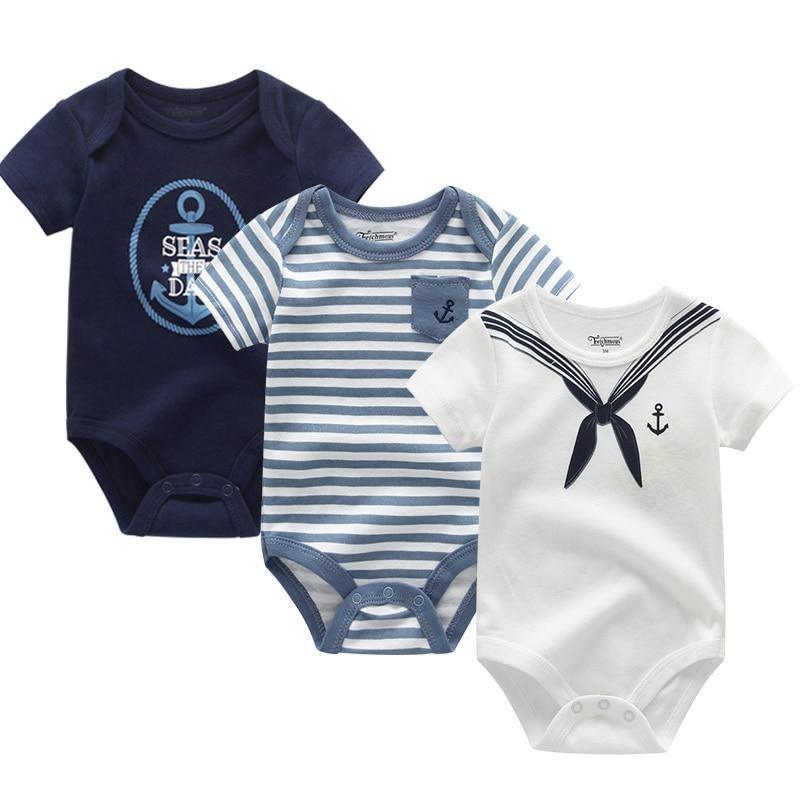 Ensemble 3 pièces de body pour bébé moderne et tendance - Vêtements de licorne unisexes 0-12 mois - Ensemble barboteuse et combi-pantalon pour enfants et bébés