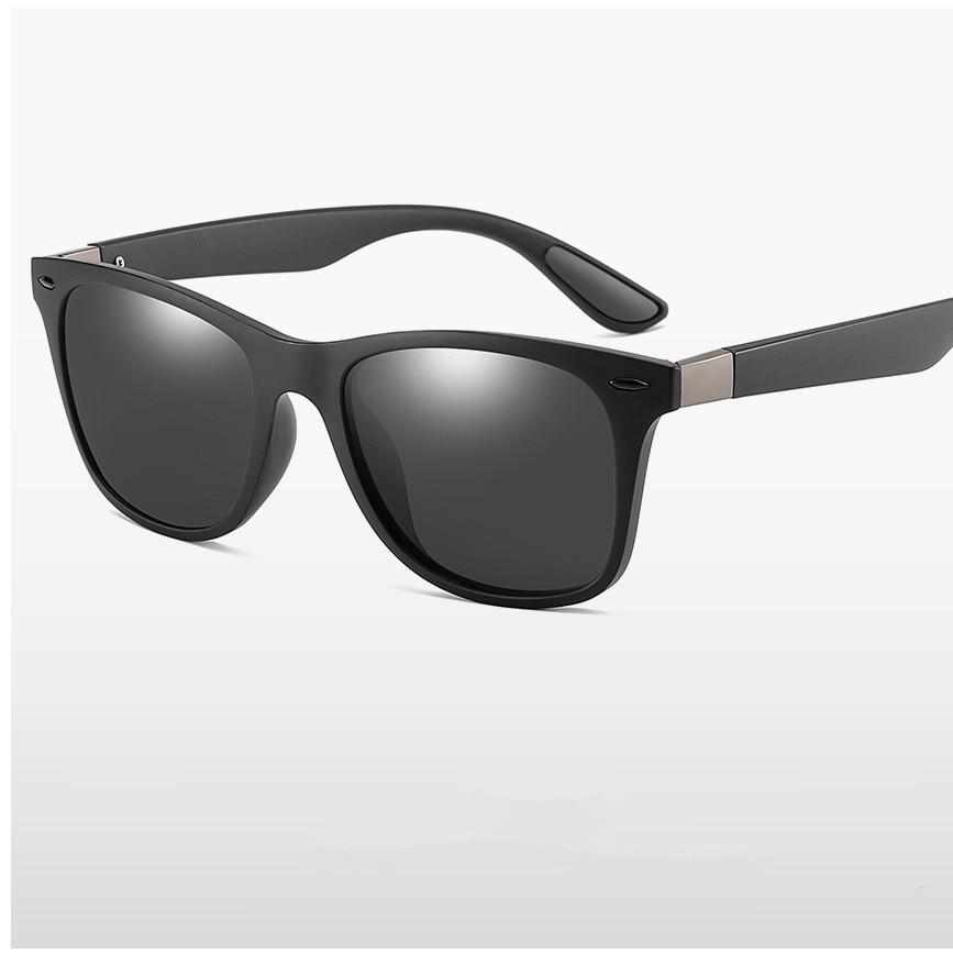 Lunettes de soleil polarisées classiques populaires de sport pour hommes et femmes, de marque, pour la conduite, les soirées, monture carrée avec protection UV400