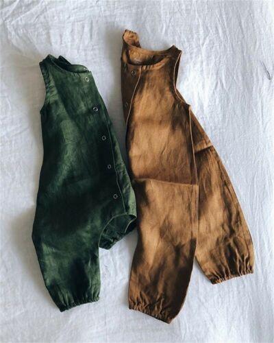 Barboteuse unisexe pour tout-petits/enfants/bébés filles, combi-short à épaules dénudées, tenue de vacances