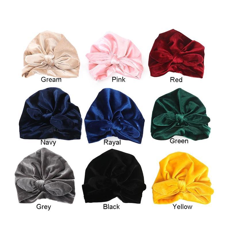 Nouveau bonnet bébé moderne pour filles automne hiver, turban idéal pour accessoires photo, conception élastique pour bébés