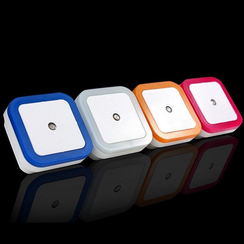 Veilleuse LED sans fil STEVVEX avec prise EU et US Mini veilleuses carrées pour chambre de bébé, couloir, lampe polyvalente