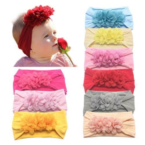 Bandeau bébé Bog Bow pour nouveau-né, nourrisson, enfant en bas âge, fille ou garçon, avec nœud uni, turban doux, bandeau à nœud pour filles