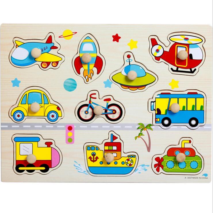 Table Éducative Précoce pour Enfants avec Formes de Légumes et Animaux, Jouet Puzzle en Bois à Saisir pour Bébé, Apprentissage de l'Alphabet et des Chiffres, Jouet en Bois Éducatif pour Enfant