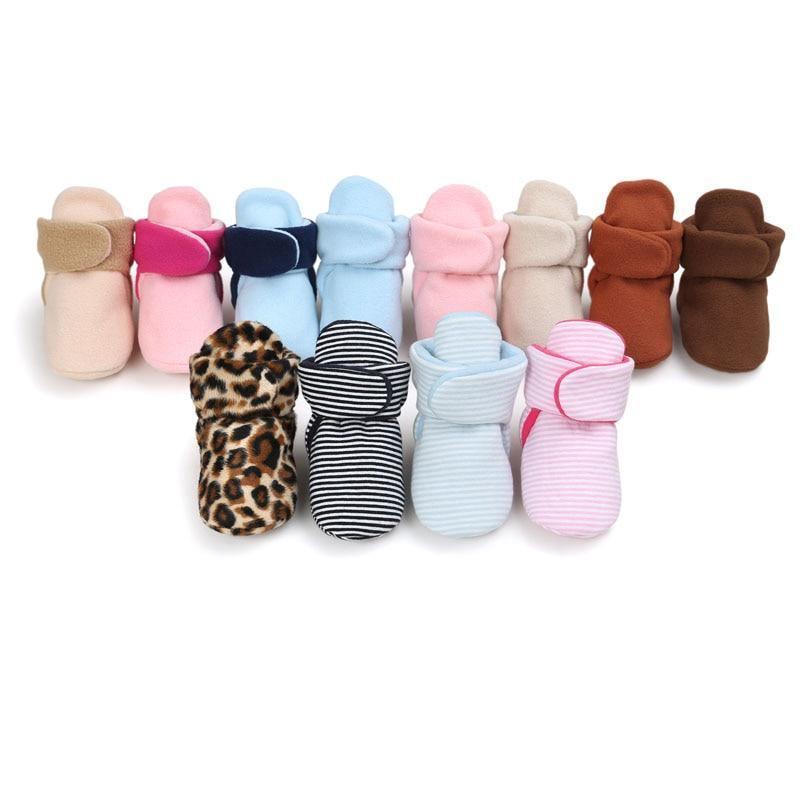 Bottes classiques d'hiver chaudes en fausse fourrure pour bébés, nourrissons et tout-petits garçons et filles