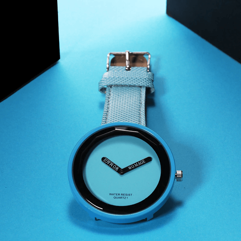 Montre en cuir pour femme et fille – Montre simple