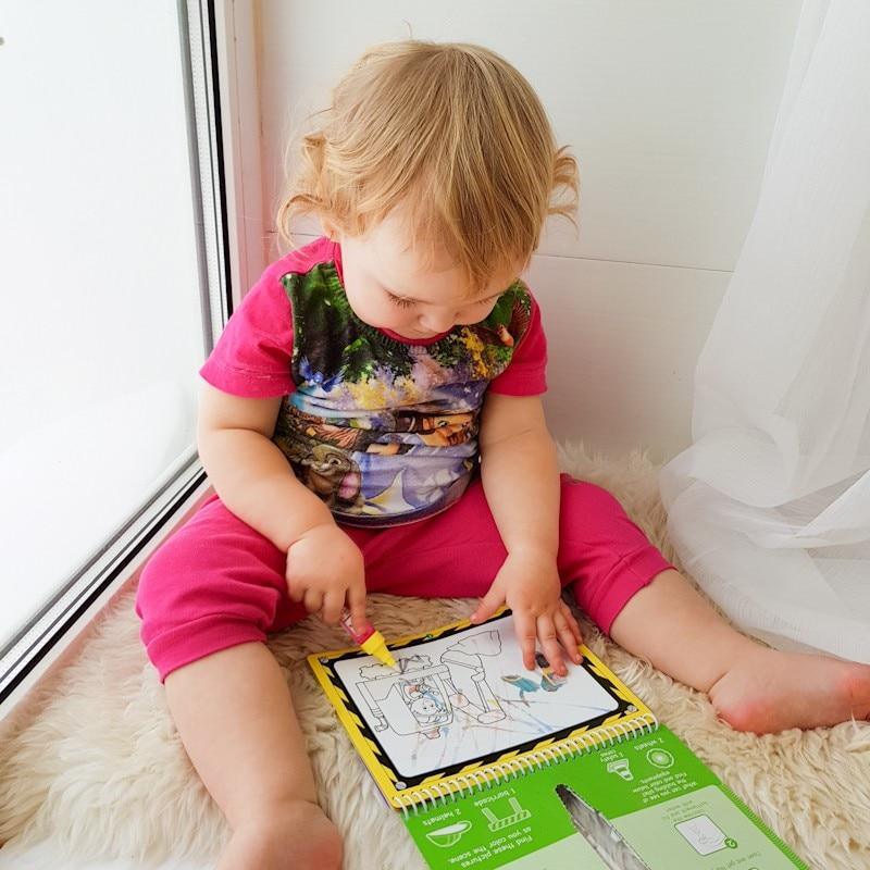 Livres de Dessin Magique, Livres de Coloriage, Doodle et Stylo Magique, Tableau de Peinture, Jouets de Peinture pour Enfants, Cadeaux d'Anniversaire