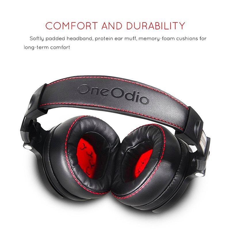 Casque de studio professionnel Casque DJ stéréo Casque de monitoring de studio Casque de jeu Câble 3,5 mm 6,3 mm Pour smartphones et PC