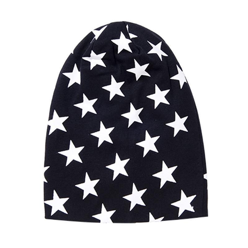 Bonnet et écharpe de bébé hip-hop avec étoile pour garçons et filles pour l'automne et l'hiver