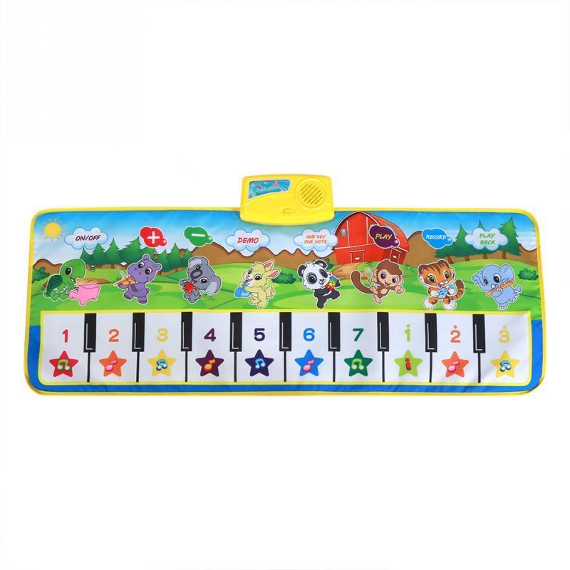 Tapis musical pour bébés Tapis de jeu pour enfants Tapis de piano rampant Jouet musical éducatif pour enfants