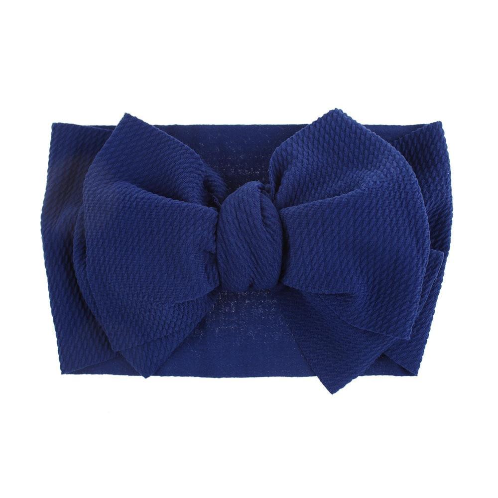 Bandeau Bébé Grande Nœud Filles Enfant Grand Nœud Coton Bandeau Cheveux Nouveau-né Pour Bébé