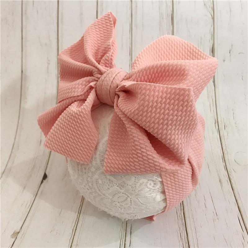 Bandeau de tête réglable de luxe moderne avec grand nœud pour bébé, bandeaux à nœud supérieur, turban pour cheveux avec nœud surdimensionné pour nouveau-nés, pour filles