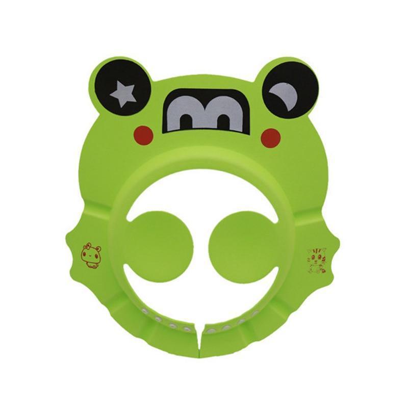 Chapeau Visière de Douche Bébé, Bonnet de Douche Enfant Réglable Doux Protection Mignonne Enfants Shampooing Sécurité Protection Accessoires de Salle de Bain