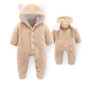 Salopette d'hiver pour bébés filles, vêtements de nouveau-nés, barboteuses pour bébés garçons, combinaison, vêtements pour nourrissons