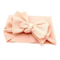 Bandeau réglable avec gros nœud – Bandeaux turban avec nœud oversize pour nouveau-né fille
