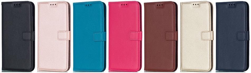 Étui Portefeuille en Cuir Couleur Unie pour iPhone 14 XS MAX 11 Pro 12 mini 13 Housse à Rabat Fente pour Cartes Étui de Téléphone Portable Portefeuille Étui de Téléphone Portable Housse à Rabat en Cuir Portefeuille Étui Protecteur Coloré