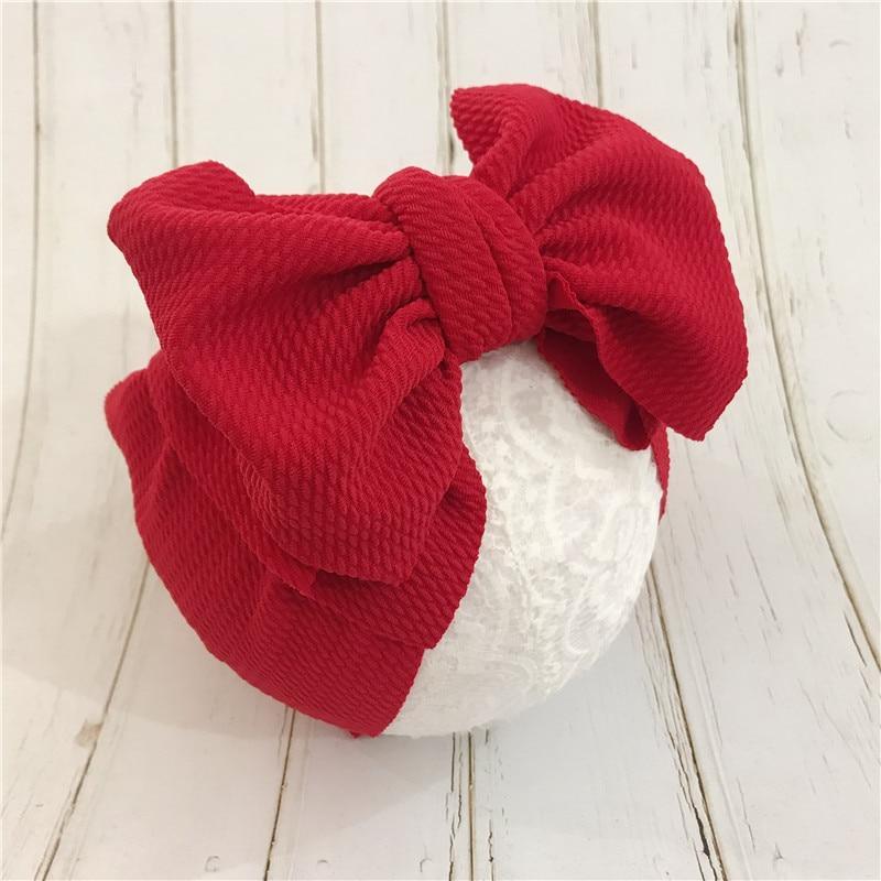 Bandeau de tête réglable de luxe moderne avec grand nœud pour bébé, bandeaux à nœud supérieur, turban pour cheveux avec nœud surdimensionné pour nouveau-nés, pour filles