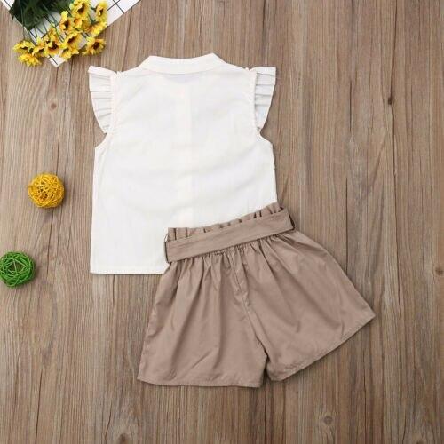 Robe Bébé Fille Drapeau Étoiles Bretelles Rayées Été Robe Salopette Tenue Vêtements Pour Filles Au Design Élégant et Moderne