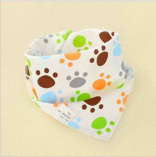 Bavoirs Bandana Triangle pour Bébé Fille Garçon Serviette de Salive pour l'Alimentation, Lingettes d'Épaule, Cadeaux de Naissance