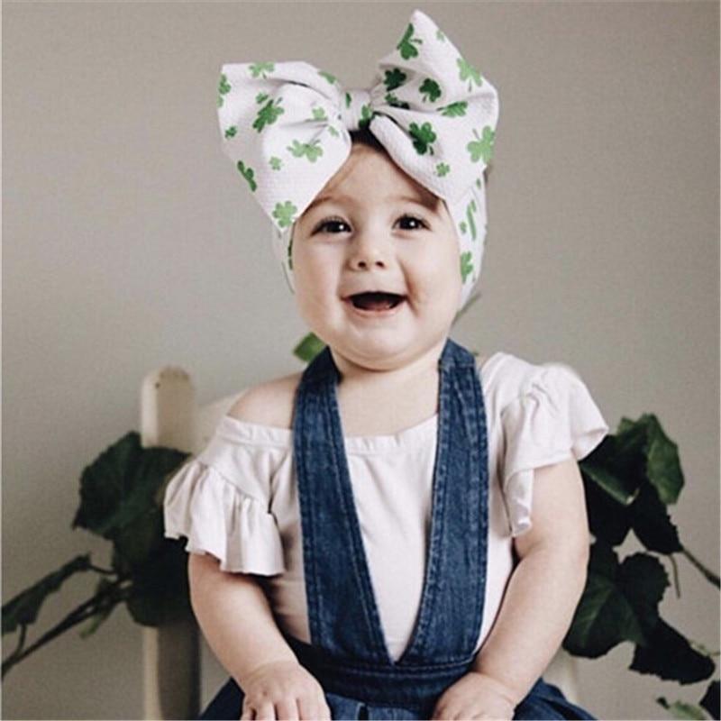 Bandeau Cheveux Bébé Fille Garçon Nouveau-né Nœud Turban Doux et Coloré pour Enfants