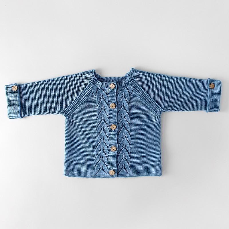 Vêtements modernes en coton pour bébé fille - Cardigan avec pull et manteau pour bébés garçons et filles - Combinaison d'hiver
