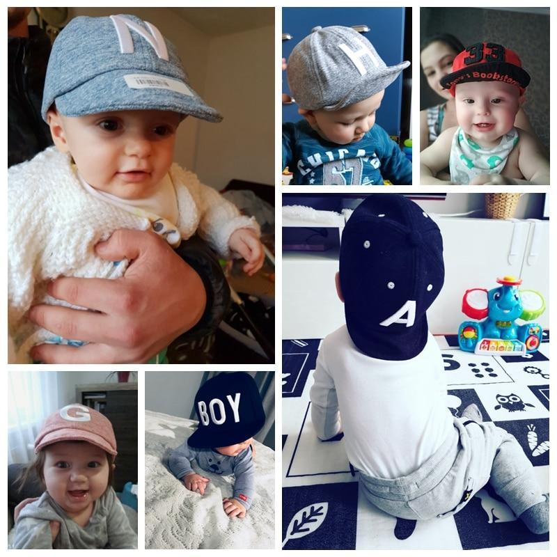 Casquettes de Baseball Réglables en Coton pour Bébé Garçons et Filles Chapeaux Enfants Snapback Hip-Hop Casquette de Soleil Style Moderne