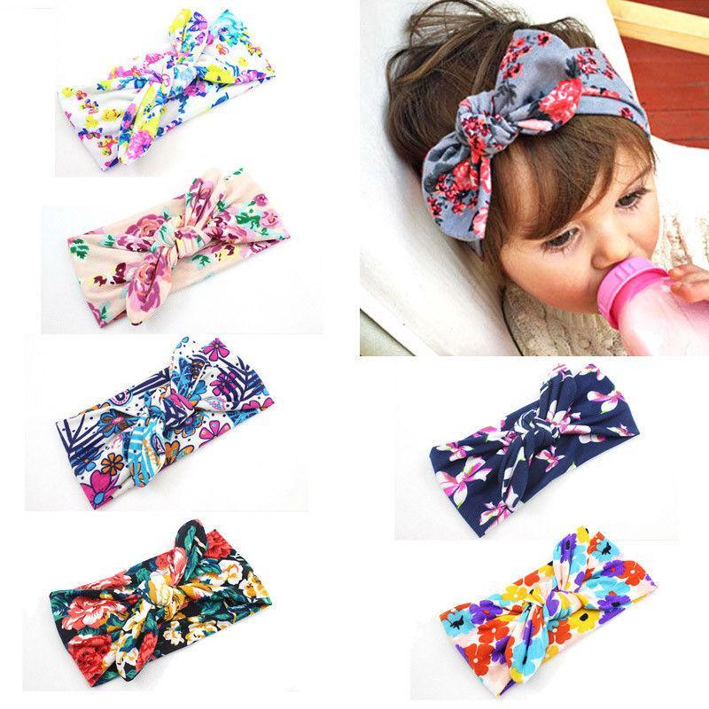 Bandeau élastique de luxe coloré pour nouveau-né et tout-petit, nœud papillon pour bébés filles