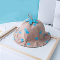 Chapeau de soleil pour bébé motif cœurs, chapeau unisexe pour bébé garçon/fille, bob d'extérieur pour enfants, chapeau de plage pour bébé, bonnet pour filles