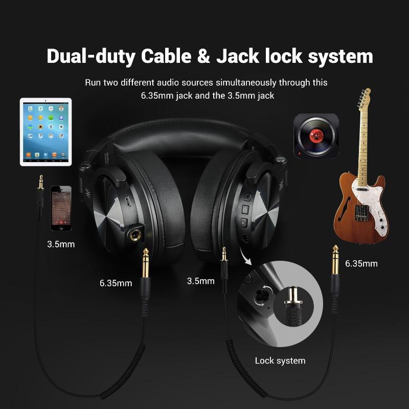 Casque Bluetooth professionnel moderne STEVVEX Stéréo supra-auriculaire sans fil Casque de monitoring professionnel pour studio d'enregistrement