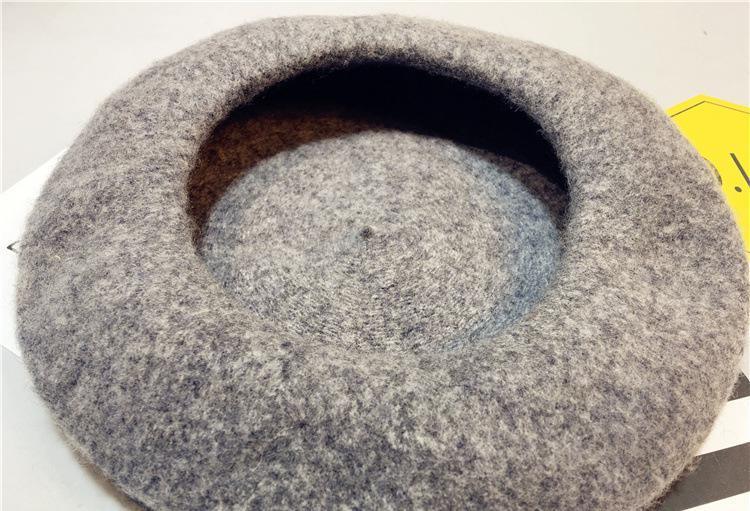 Béret Chapeau Bébé Peintre Britannique en Pure Laine pour Filles, Nouveau Design Rétro Moderne