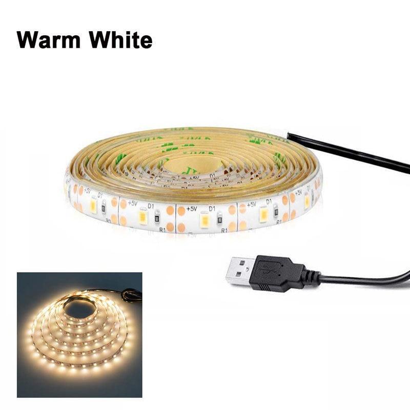 Stevvex Veilleuses de chevet sans fil avec mode nuit, alimentées par USB, détecteur de corps humain, bande LED pour escaliers, couloirs