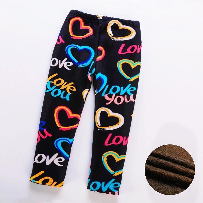 Legging Épais Luxe Moderne Enfant Fille Garçon Automne Hiver Pantalon Doublé Bébé Fille Garçon Vêtement Enfant Fille