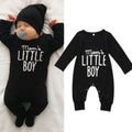 Ensemble de vêtements pour bébé garçon nouveau-né, barboteuse avec lettre, grenouillère en coton pour garçons et filles, tenues de 0 à 24 mois