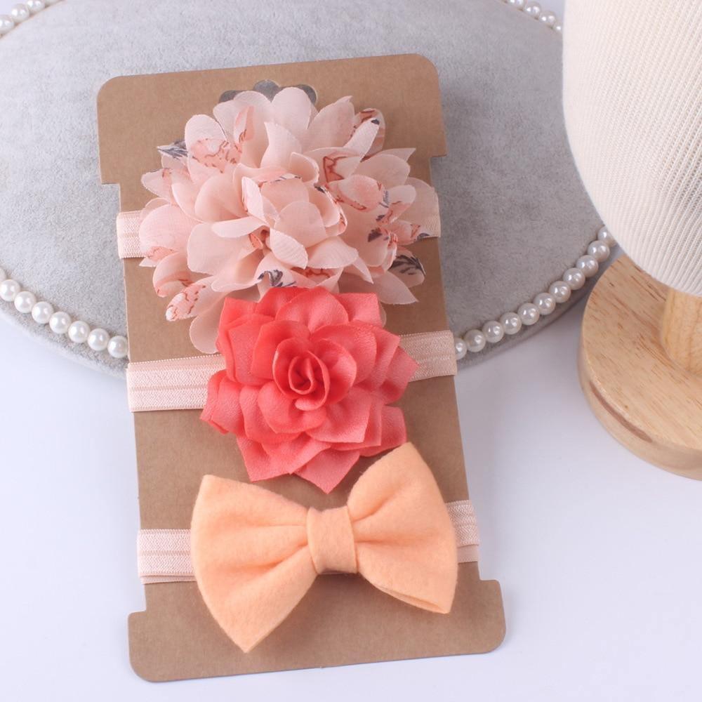 Lot de Nœuds Bébé Fille, Accessoires Cheveux, Fleur en Chiffon, Bandeau, Nœud Papillon pour Fête, Robe de Princesse, Décoration pour Filles, Bébés et Enfants
