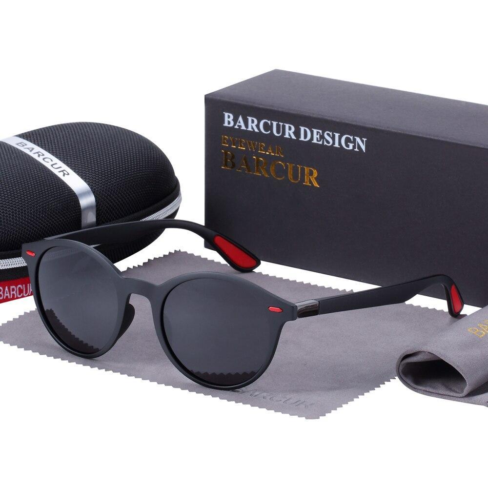 Nouvelles lunettes de soleil rondes de luxe élégantes, polarisées, style vintage, pour femmes et hommes, avec protection UV400