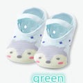 Chaussettes mignonnes antidérapantes respirantes en coton à motif dessin animé pour bébés filles et garçons, extensibles, pour la maison