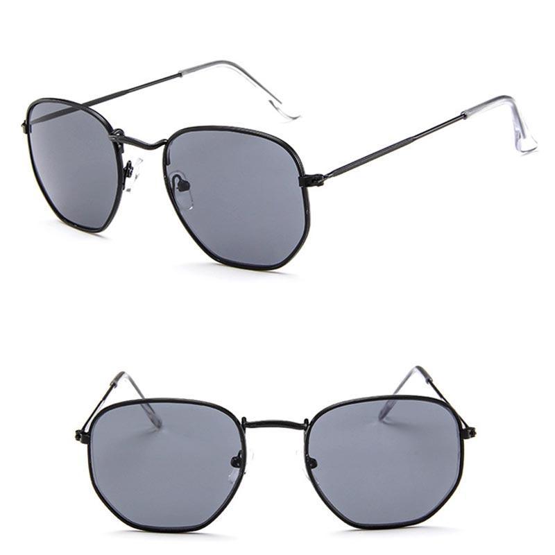 Lunettes de soleil de luxe pour homme et femme, unisexe, en métal, classiques, avec monture en métal et verres polarisés de style vintage, pour la conduite, Oculos De Sol Masculino, avec protection UV400.