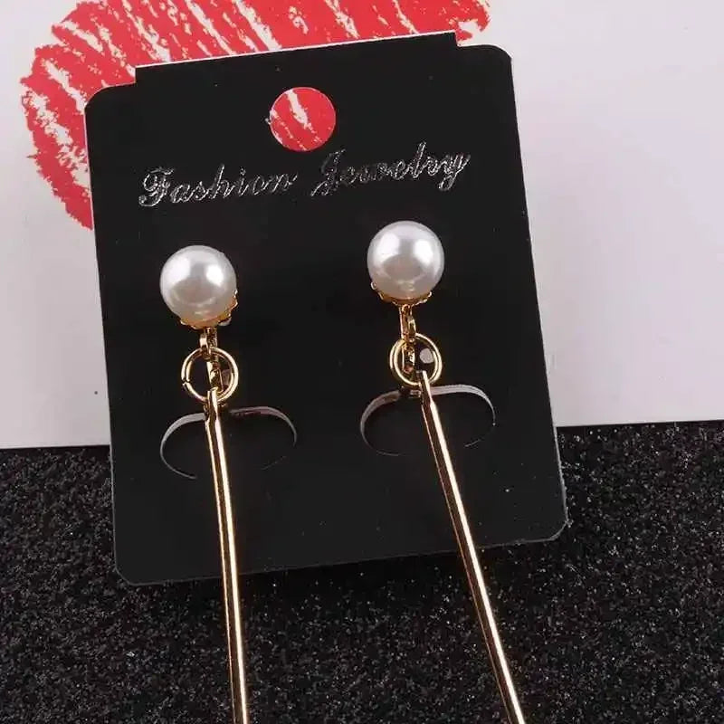 JIOFREE Fête de mariage à la mode Cadeau Élégantes boucles d'oreilles clips en fausses perles sans piercing sans trou d'oreille Bijoux clips