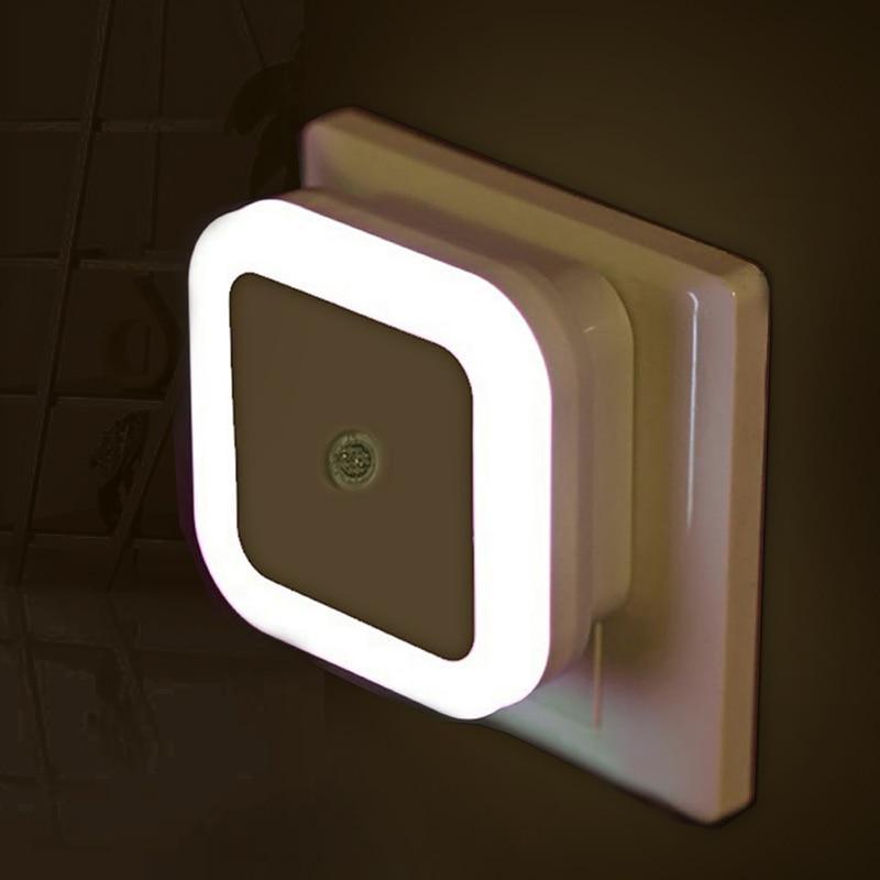 STEVVEX Veilleuse LED Mini Lampe à Capteur de Lumière Prise EU US Veilleuse pour Enfants Chambre Salon Éclairage