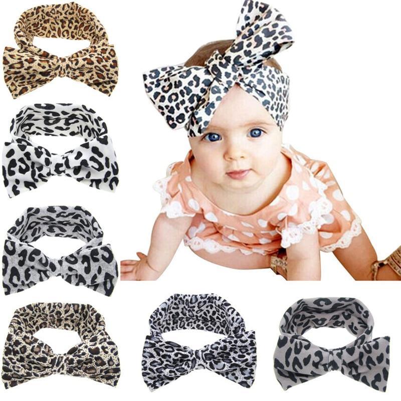 Bandeaux de luxe modernes Turban Bandeau Cheveux Accessoires Oreilles Imprimé Fleurs Couvre-chef Nœud Papillon Neuf Pour Enfants