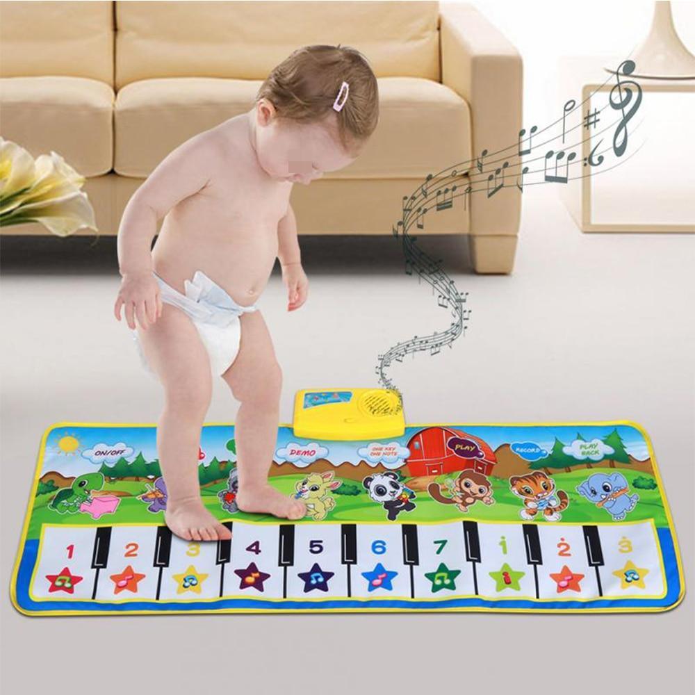Tapis musical pour bébés Tapis de jeu pour enfants Tapis de piano rampant Jouet musical éducatif pour enfants