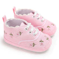 Chaussures Souples pour Bébés Garçons Filles Respirantes Baskets Princesse pour Berceau Chaussons Anti-dérapants pour Nouveau-nés