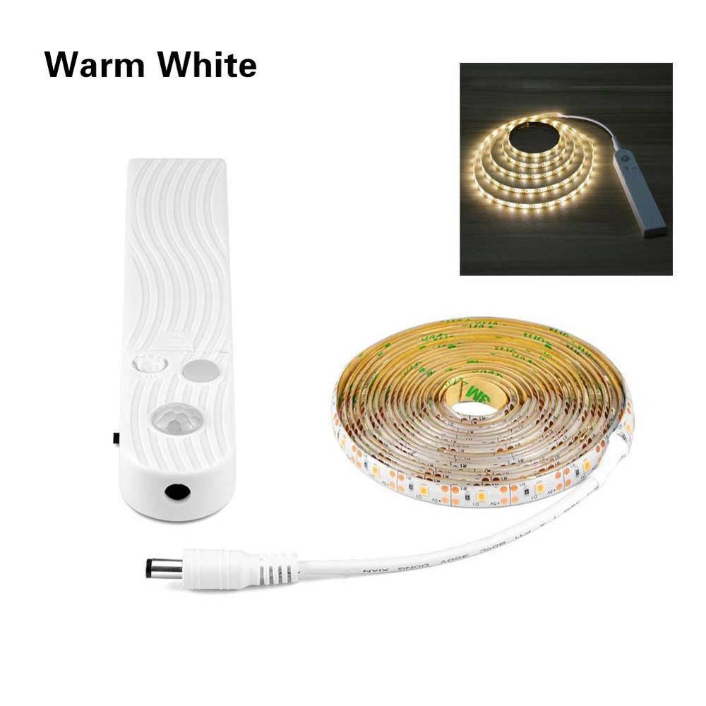 Stevvex Veilleuses de chevet sans fil avec mode nuit, alimentées par USB, détecteur de corps humain, bande LED pour escaliers, couloirs