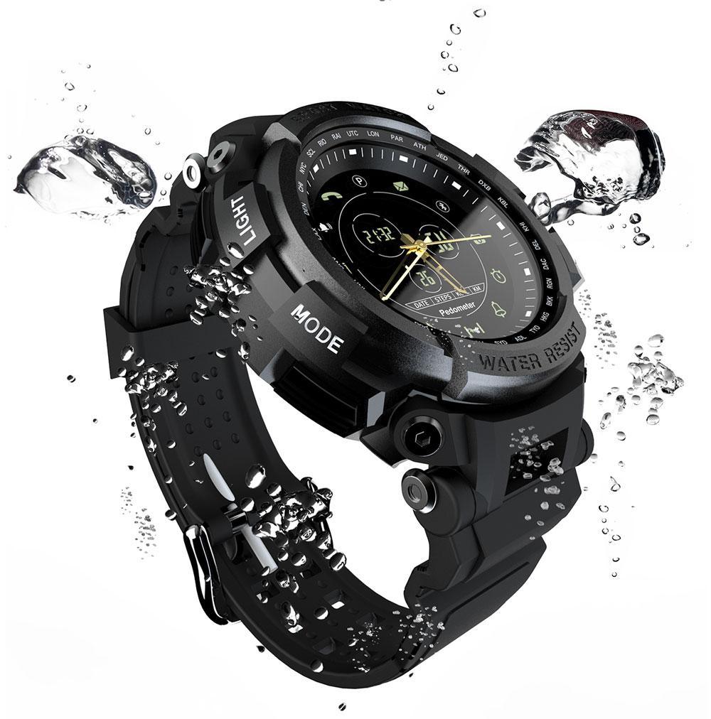 Montre connectée de sport moderne professionnelle étanche 5ATM avec rappel d'appel Bluetooth et affichage numérique pour systèmes iOS et Android