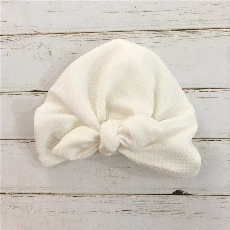 Bonnets de bébé faits à la main avec oreilles de lapin pour nourrissons et jeunes enfants, filles, chapeau bohème, bonnet, écharpe, turban, bandeau pour filles, bébés