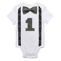 Vêtements pour bébé, grenouillère avec nœud, barboteuse pour nouveau-né, combinaison pour garçons et filles, pour fête d'anniversaire